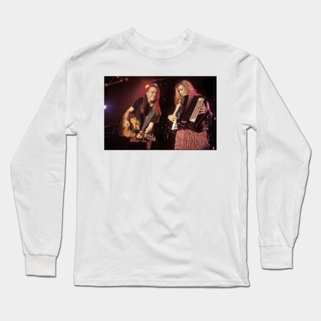 Brad Roberts and Ellen Reid Crash Test Dummies Photograph Long Sleeve T-Shirt by Concert Photos